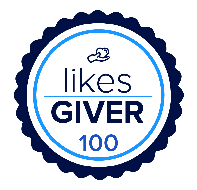 100 Likes Given